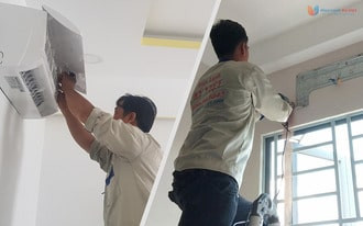 Tháo lắp điều hòa 